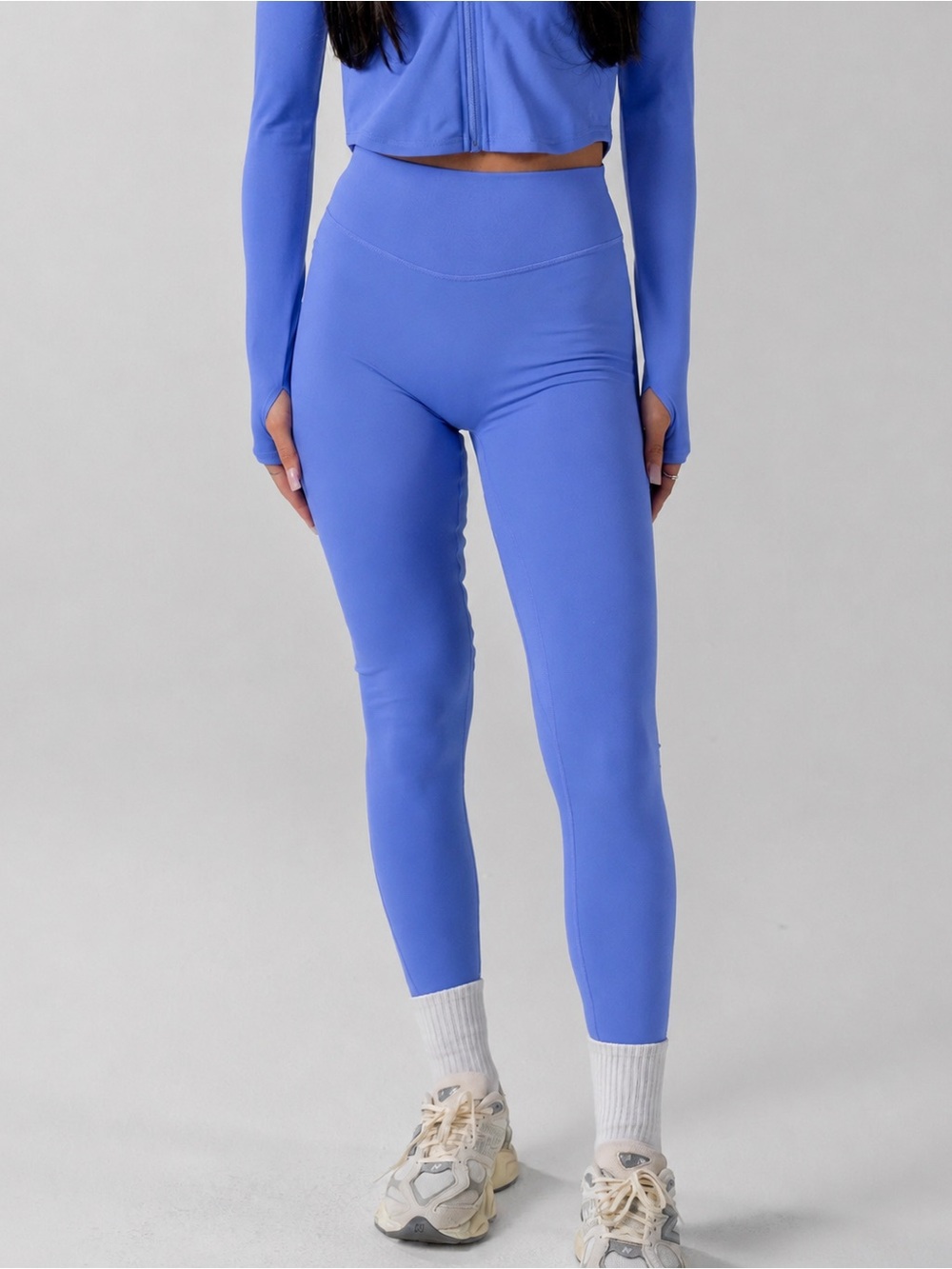 ACTA High-Waist Performance Leggings in Periwinkle